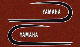 1973 Yamaha RT-3 gas tank decals