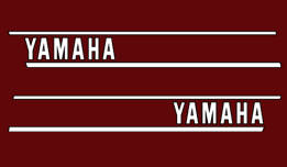 1974 Yamaha TX650 gas tank decals