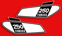 1975 Yamaha DT250B decals