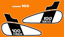 Decals for Classic 1975 Yamaha DT Series