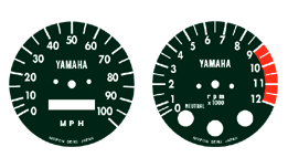 1975 RD200 speedo/tach