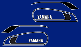 1975 RD350 Gas Tank Decals