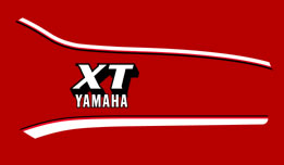 1980 Yamaha XT250G gas tank decals