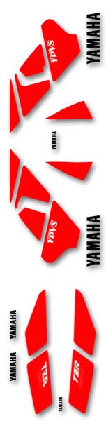 1988 Yamaha TZR250 complete decal set