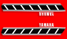 1976 Yamaha FS1-E gas tank decals