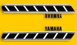 1977 Yamaha FS1-E gas tank decals