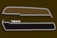 1975 Yamaha XS500 fuel tank decals