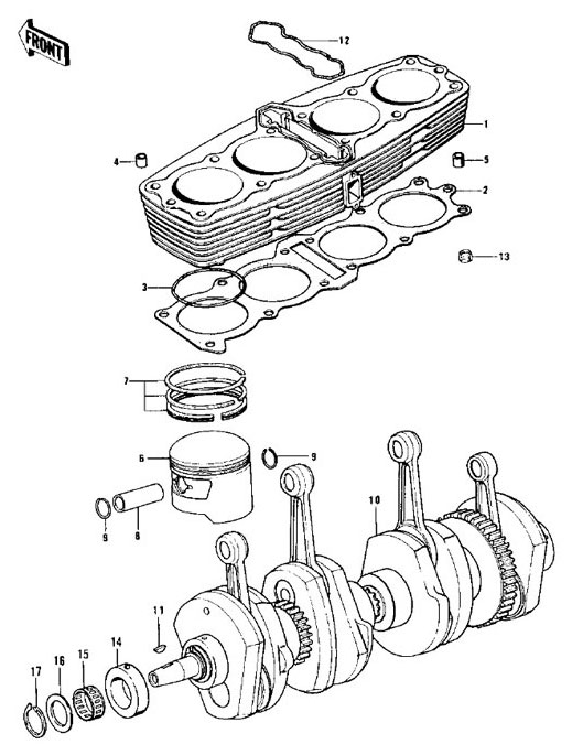 See parts list below