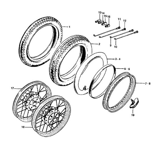 See parts list below